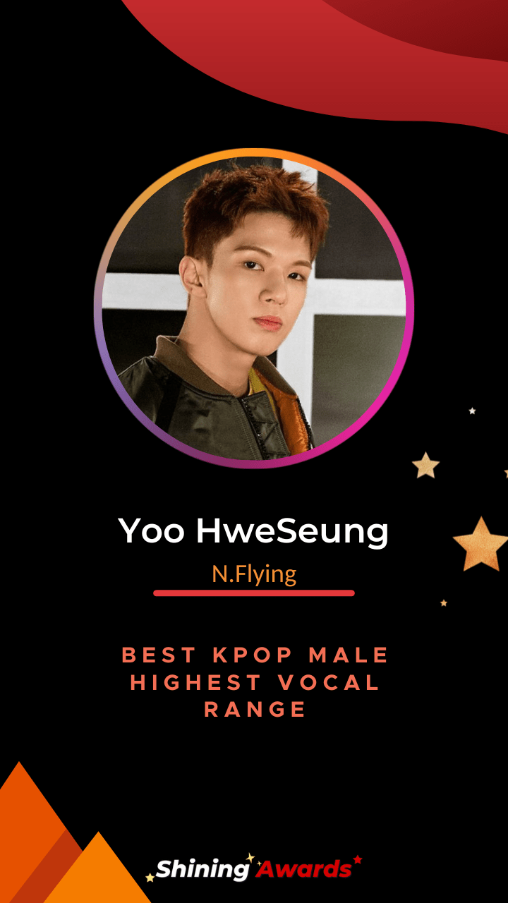 Yoo HweSeung Best Kpop Male Highest Vocal Range Shining Awards
