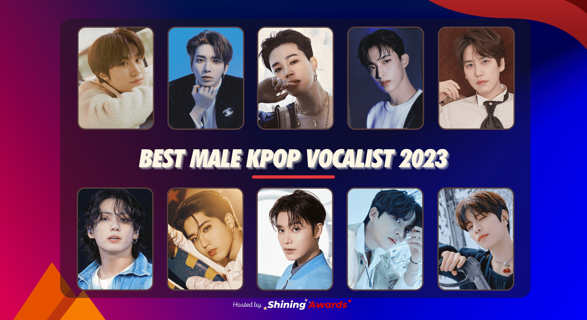 Best Male Kpop Vocalist 2023 (Close January 31) Shining Awards