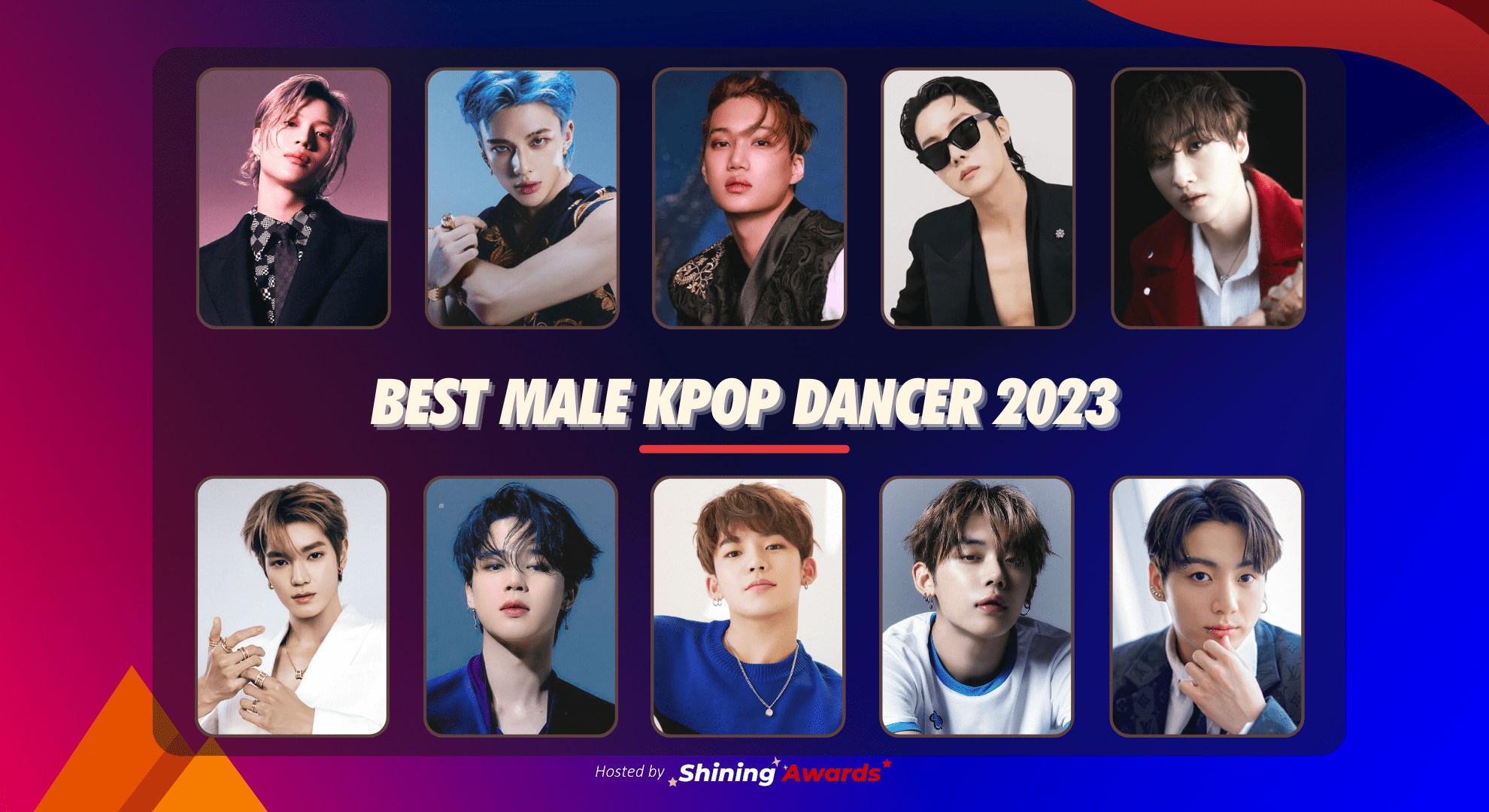 Best Male Kpop Dancer 2023 Close February 28 Shining Awards