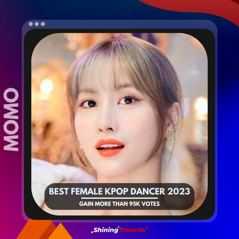 Momo Twice Winner of Best Female Kpop Dancer 2023