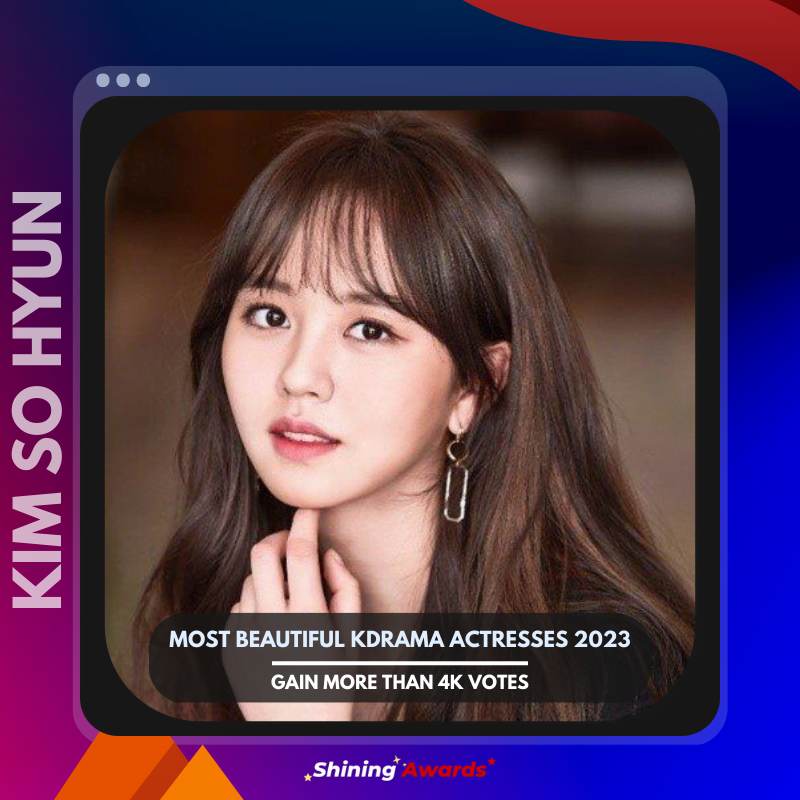 Kim So Hyun Winner of Most Beautiful KDrama Actresses 2023