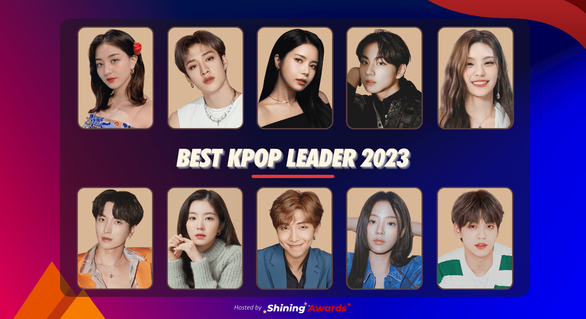 Best Kpop Leader 2023 Close June 30 Shining Awards Best Kpop Leader 2023 Close June 30 Shining Awards