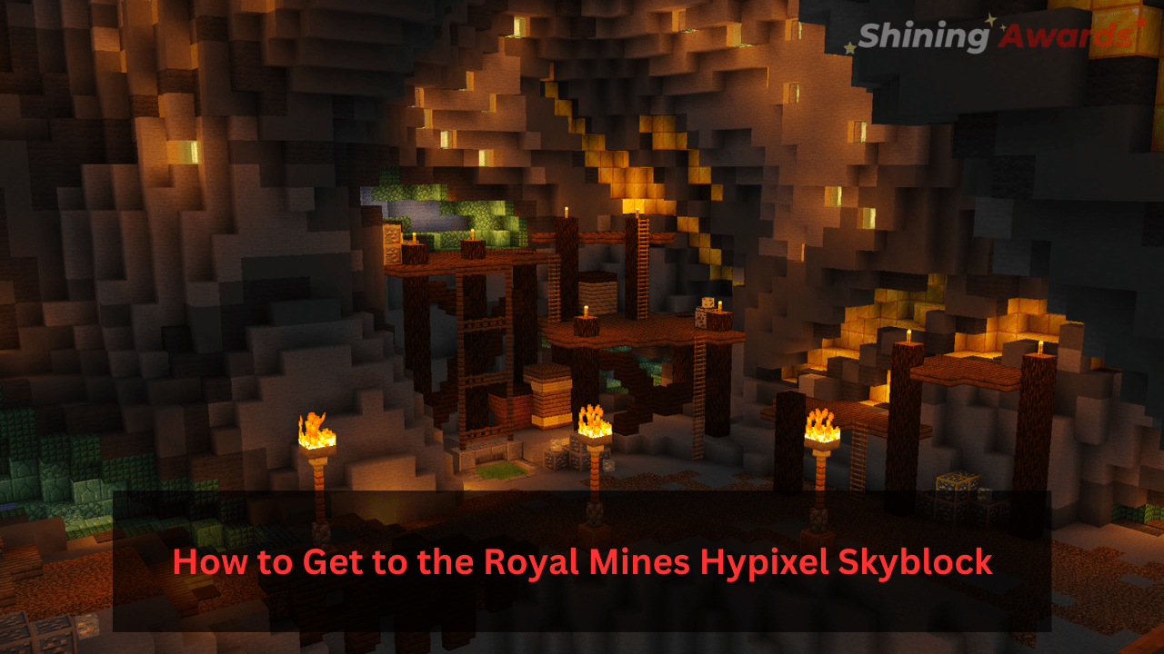 How to Get to the Royal Mines Hypixel Skyblock