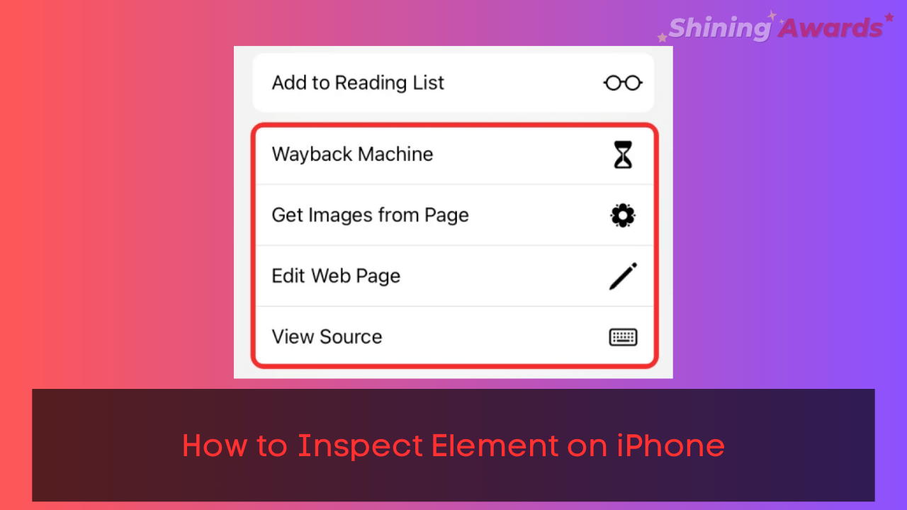How to Inspect Element on iPhone