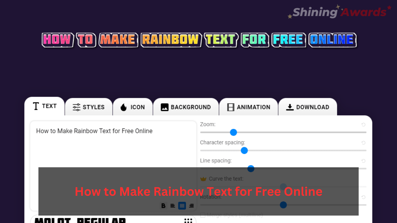 How to Make Rainbow Text for Free Online