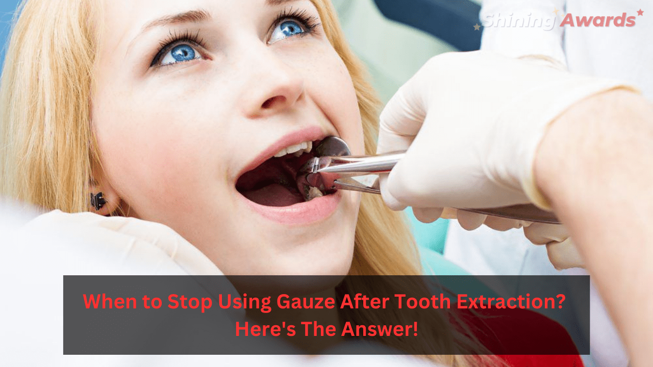 When to Stop Using Gauze After Tooth Extraction