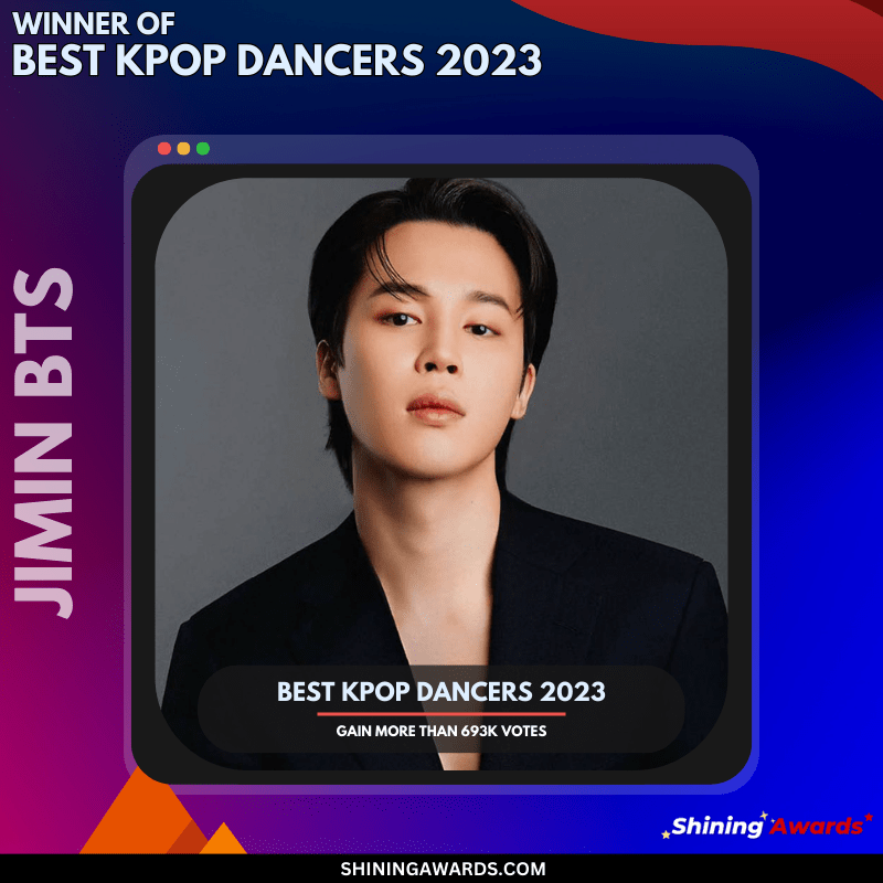 Jimin BTS Winner of Best Kpop Dancers 2023