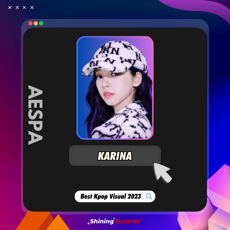 Karina aespa Best Kpop Visual 2023 Shining Awards