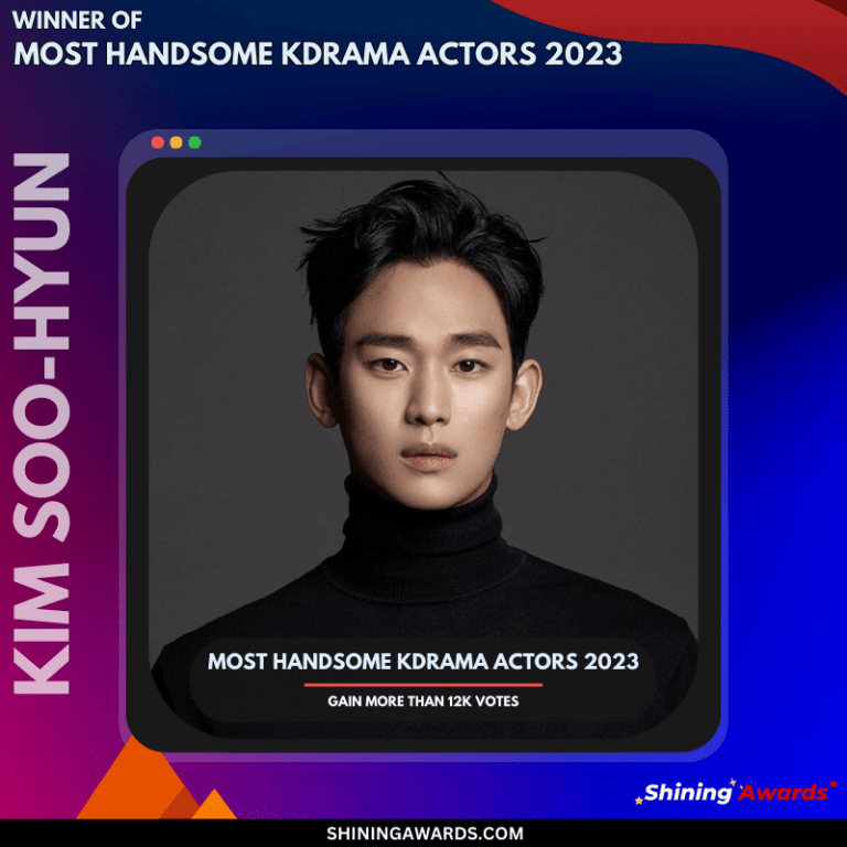 Most Handsome KDrama Actors 2023 (Close May 31) Shining Awards