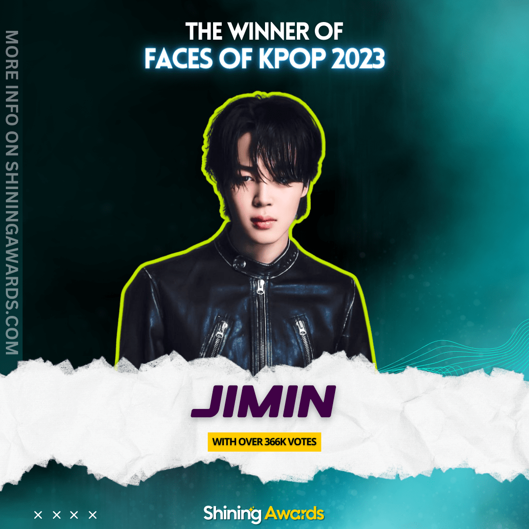 Jimin The Winner of Faces of Kpop 2023