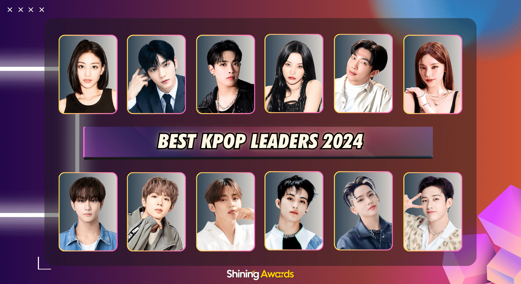 Best Kpop Leaders 2024 Shining Awards