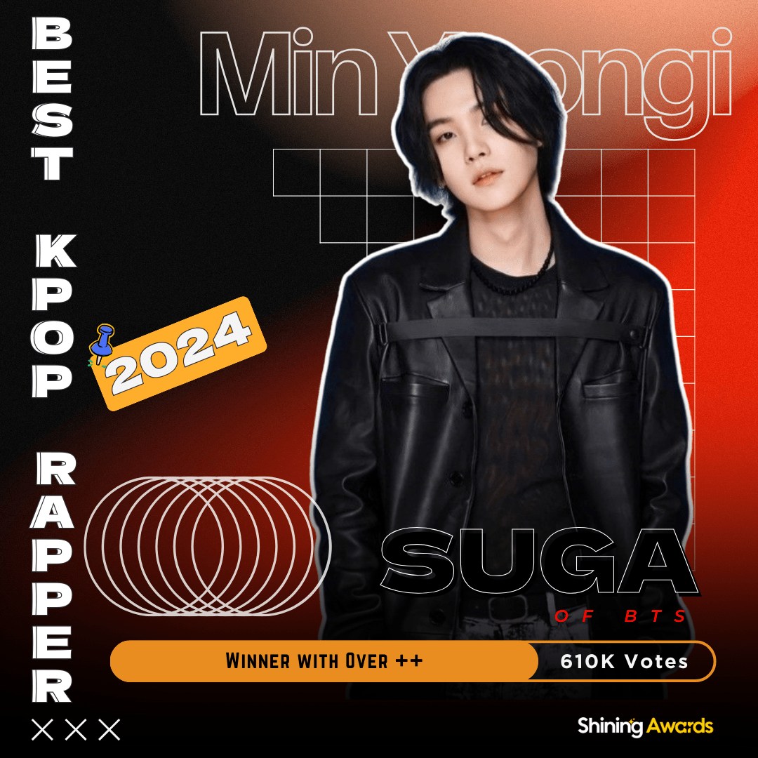 Suga Best Kpop Rapper 2024