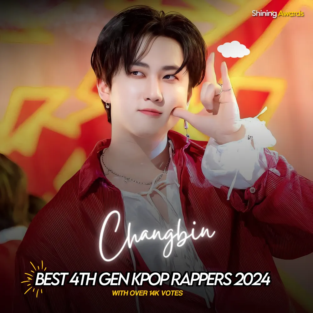 Changbin Stray Kids The Winner of Best 4th Gen Kpop Rappers 2024