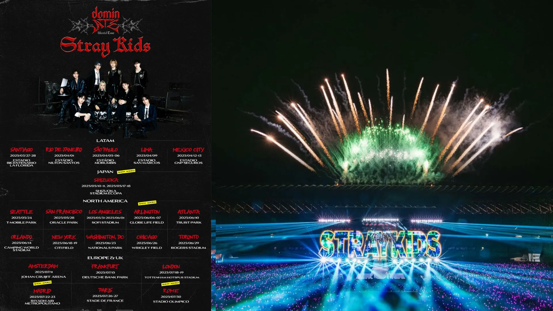 Stray Kids ‘Dominate World Tour’ Expected to Break Records with 2 MILLION+ Attendees, Based on Estimation 1 Stray Kids ‘Dominate World Tour’ Expected to Break Records