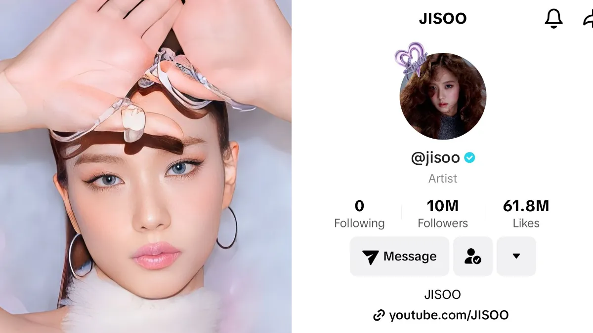 BLACKPINK’s Jisoo Becomes Fastest Asian Artist to Reach 10 Million TikTok Followers 1 BLACKPINK’s Jisoo Becomes Fastest Asian Artist to Reach 10 Million TikTok Followers