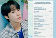 NCT's Doyoung rolls out tracklist for his upcoming solo album
