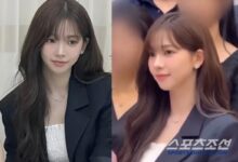 aespa's Karina is seen attending her older sister's wedding