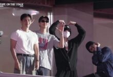 BTS members SUGA, RM, Jimin, and V attend J-Hope's 'HOPE ON THE STAGE' Final to show support