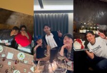 Kim Taehyung military discharge celebration