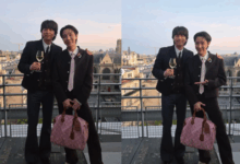 j-hope and Gong Yoo in Paris