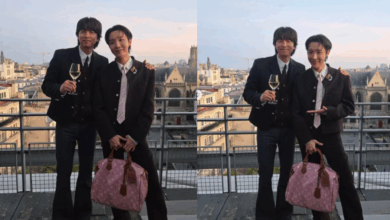 j-hope and Gong Yoo in Paris