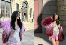Jisoo in Violet Coat