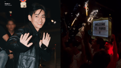 BTS's V (Kim Taehyung) parties with long-time friend Park Bo Gum after arriving in Paris